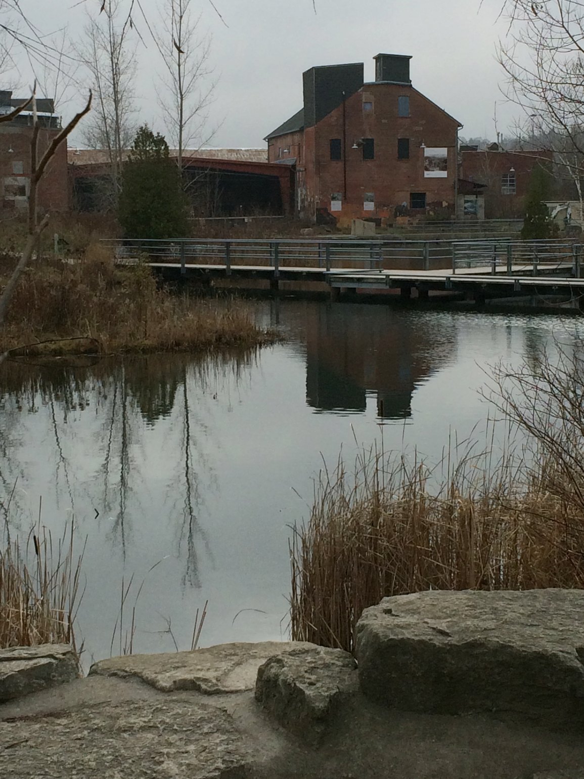 Reference photograph of evergreen brick works.
