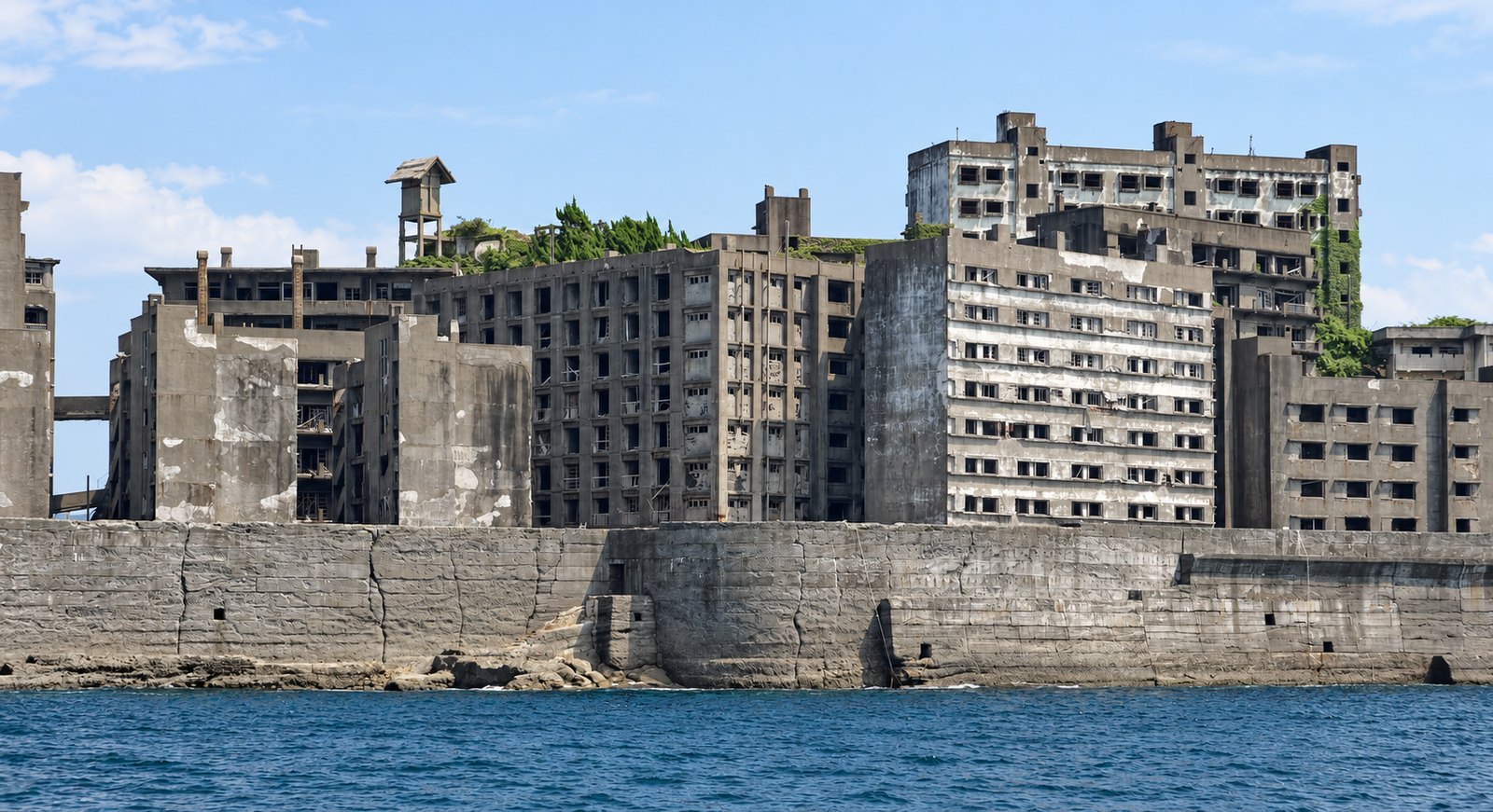 AI editorial illustration of hashima.