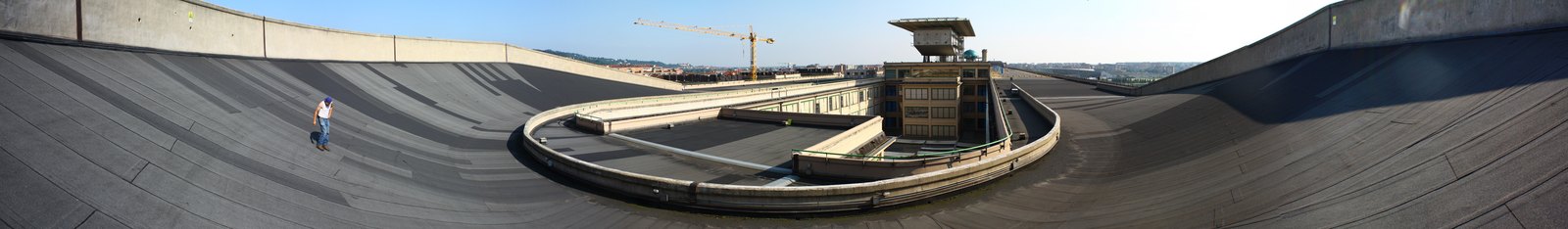 Reference photograph of lingotto rooftop.