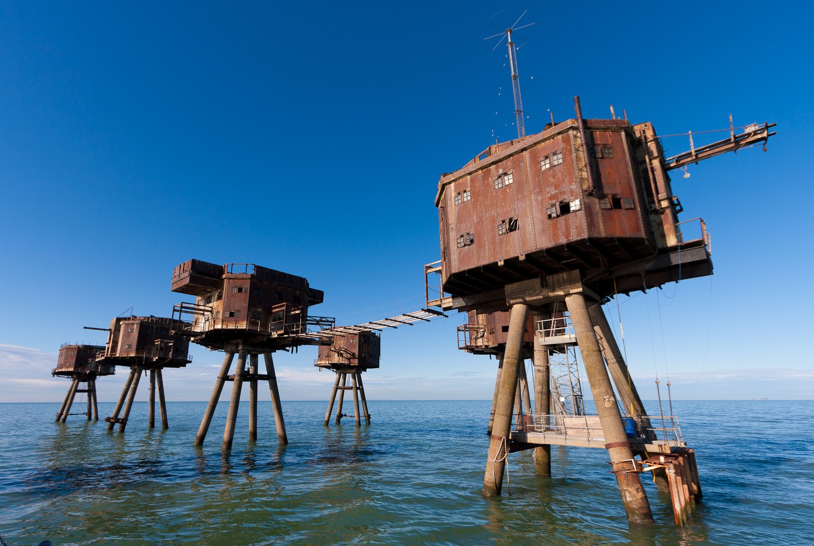 Reference photograph of maunsell sea forts.